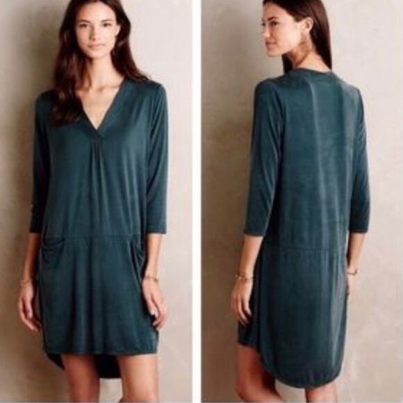 Anthropologie Dolan Left Coastā Collection Tegan Shift Dress Tunic Toute Sz PXS - Picture 1 of 10